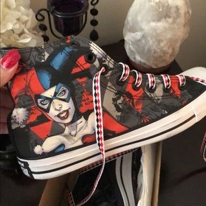 Converse- Harley Quinn shoes